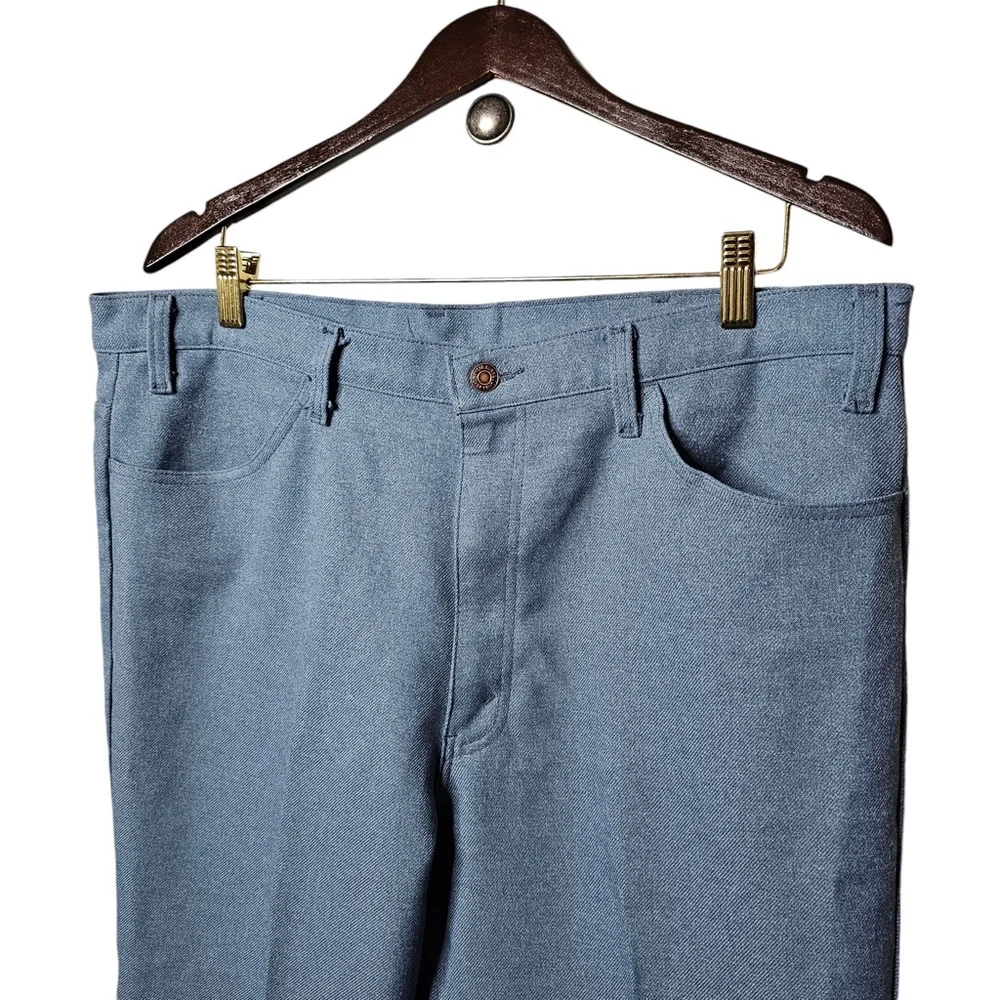 Vintage Levi's Slack Pants - Men’s - Blue - Casual - Retro - Picture 4 of 6